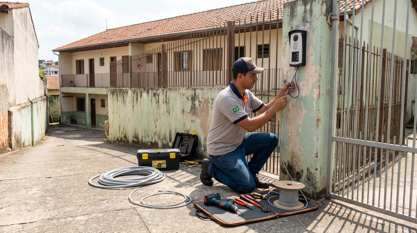 Instalação de Porteiro Eletrônico em Taubaté‑SP