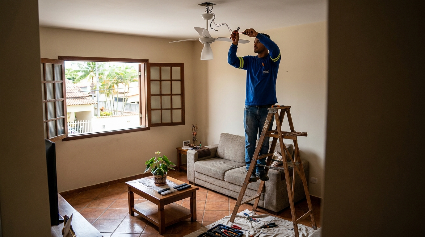 Reforço de Suporte no Teto em Taubaté‑SP
